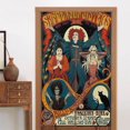 thumbnail image 1 of Cortina de puerta Hocus Pocus para entrada, cortina opaca con estampado de patrón, cortina divisoria de ambientes, tapiz para decoración del hogar, 34" de ancho x 56" de largo, 1 of 7