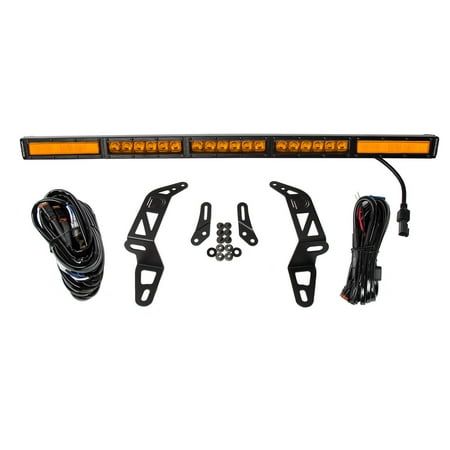 Diode Dynamics 2018-2021 Fits Jeep JL Wrangler Gladiator Amber Combo Single Stage Series SS30 Bumper Bracket Kit DD6082