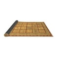 thumbnail image 2 of Ahgly Company Indoor Square Abstract Brown Modern Area Rugs, 4' Square, 2 of 4