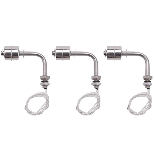 3X Interruptor de Flotador Simple de Montaje Lateral de Acero Inoxidable de Alta Temperatura