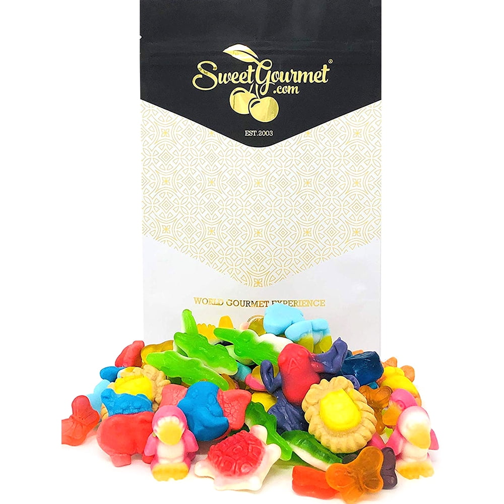 SweetGourmet Day At The Zoo Gummi Candy Animals Gummy Candies Bulk