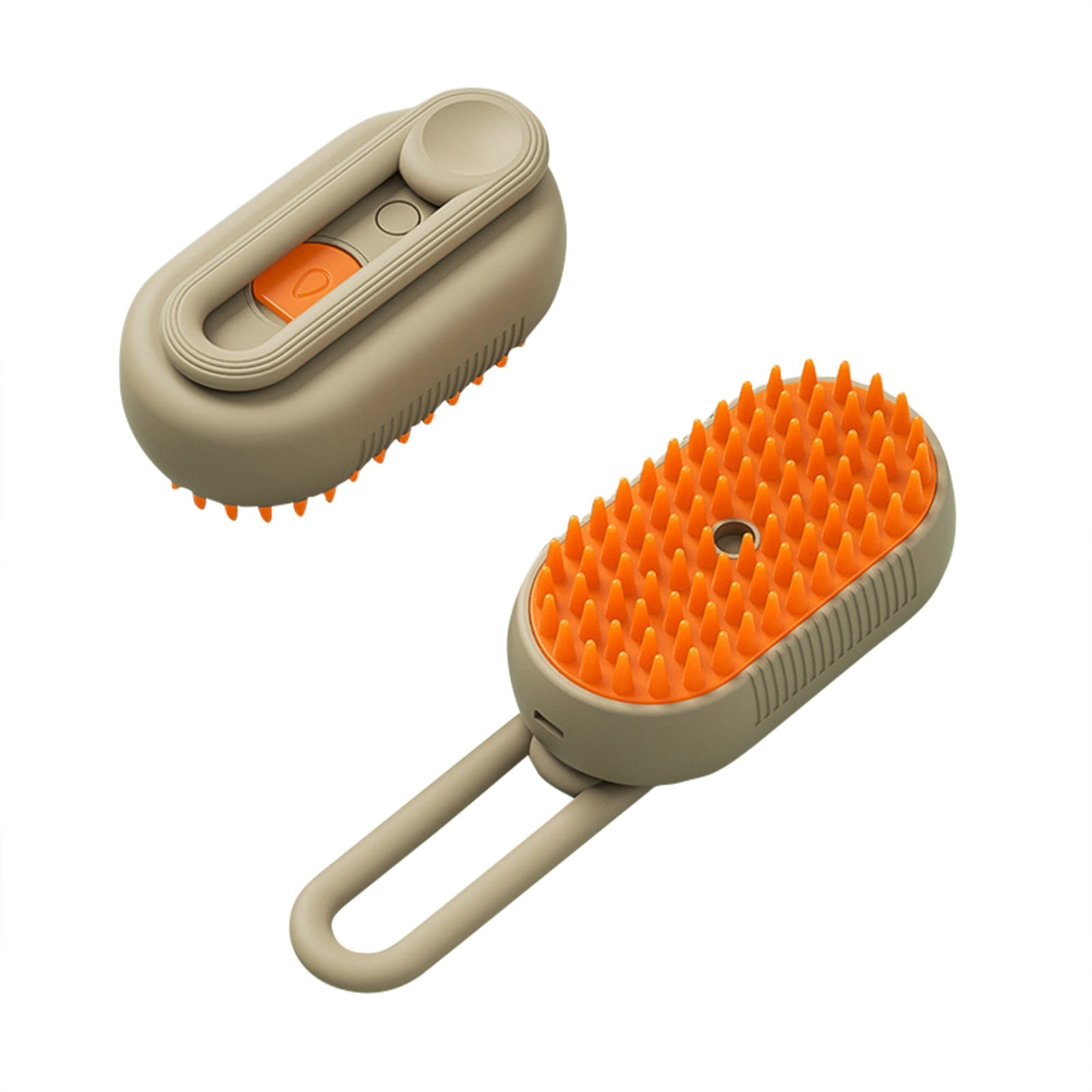 STAOEDU Cat Steam Brush, 3 in 1 Cat Steamy Brush Cleanser, Silicone Massage Grooming Brush, Pet Hair Cleaning Brush Comb for Cats Dogs