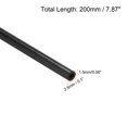 thumbnail image 2 of Uxcell 8Pcs Carbon Fiber Tube 1.5 x 2.5 x 200mm Pultruded Carbon Fiber Tubing for RC Airplane Kite Wing Quadcopter Arm, 2 of 4