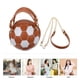 thumbnail image 4 of KAKOWELY Adorable bolso bandolera redondo con diseño de fútbol para mujer, 4 of 5