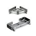 thumbnail image 1 of 2pcs Shower Shelf Corner Shelf with Hooks Bathroom Shower Basket Bathroom Shelf, 1 of 8