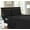 Black, variant on Elegant Comfort 1500 Series 4-Piece Smart Sheet Set with Side Storage Pockets, Full, Aqua