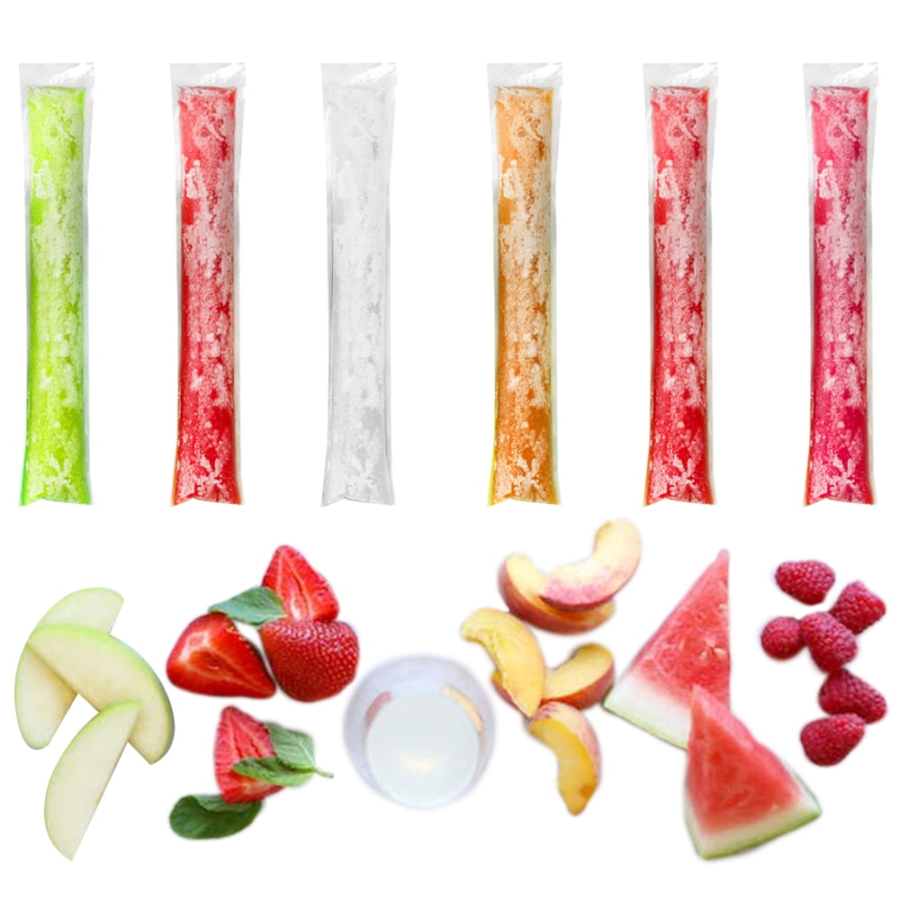 Many Size Open Top Disposable Bag Plastic Pouches For Ice Cream Popsicle Packing 