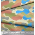thumbnail image 3 of Soimoi Rayon Crepe Fabric Two Tone With Grey Camouflage Decor Fabric Printed Yard 46 Inch Wide, 3 of 3