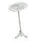 thumbnail image 5 of Soporte para plantas de hierro fundido, estante de exhibición para plantas, pedestal rústico retro para macetas, soporte para macetas para decoración Blanco, 5 of 8