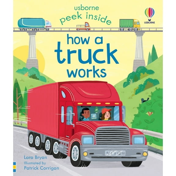 Peek Inside Peek Inside How a Truck Works, (Board Book)