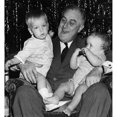 thumbnail image 2 of Fdr Presidency. Us President Franklin Delano Roosevelt With Grandchildren History (18 x 24), 2 of 2