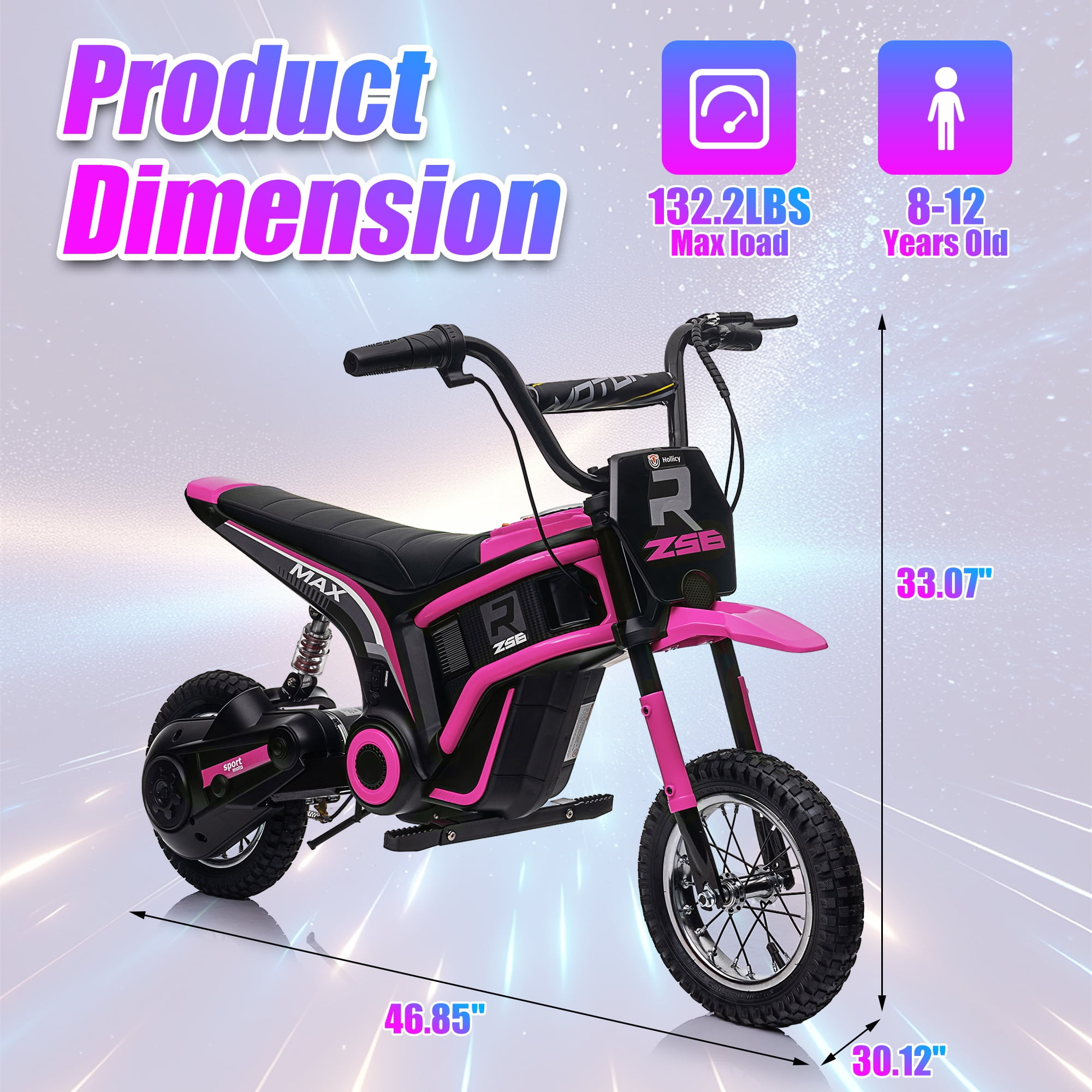 Electric dirt bike for 12 year old deals