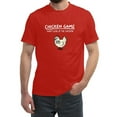 thumbnail image 2 of Oversized Tshirts Men Chicken Game Don'T Look At The Chicken Funny Chicken T Shirt T -Shirts Red L, 2 of 3