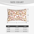thumbnail image 4 of Uemuo Dachshund Dog Print Throw Pillow Case – Cozy & Soft Cushion Cover, Hypoallergenic Pillow Case for Sleeping, Perfect for Women with Envelope Closure-20"x30", 4 of 6