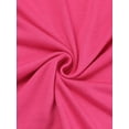 thumbnail image 5 of DARING DIVA Women's Plus Size 2-Piece Ruffle Knit Sleeveless Pajamas Set 1X Hot Pink, 5 of 6