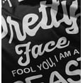 thumbnail image 4 of Don't Let The Pretty Face Fool You Youth T Shirt Tee Girls Infant Toddler Brisco Brands 12M, 4 of 5