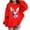 Red, variant on WENWU Womens Sweatshirt Hoodies Long Sleeve Hoodie Womens Pullover Sweatshirt Cozy Sweatshirts for Women Red Hoodie Fall Sweatshirts for Women 2025 Young Women