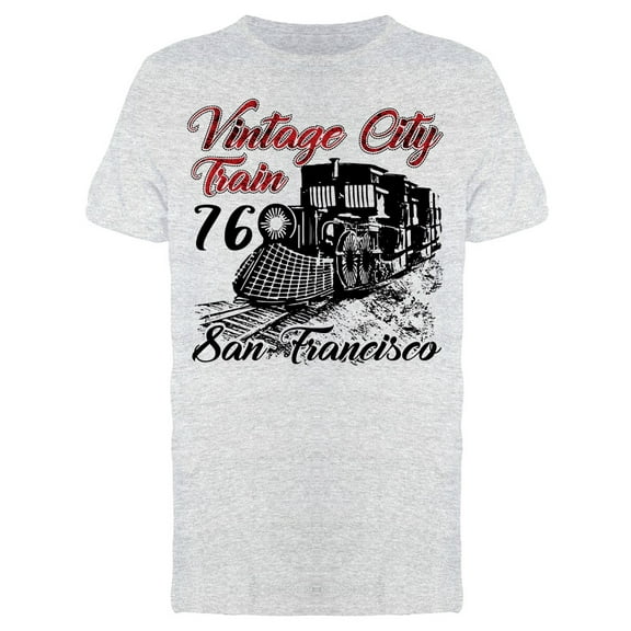 Vintage City Train Tee Men's -Image by Shutterstock