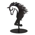 thumbnail image 1 of Caballo Rústico, Estatua Moderna, Arte De Metal, Estatua De Caballo Resistente Al Agua Para El Hogar, Estante De Libros, Chimenea, Decoración De Escritorio De Oficina seitruly HA041330-05, 1 of 6