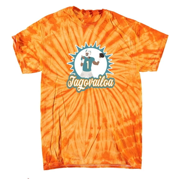 TIE-DYE Tua Tagovailoa Logo Dolphins Shirt T-Shirt