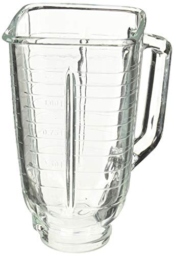 5 Cup Square Top Glass Blender Replacement Jar for Oster & Osterizer 