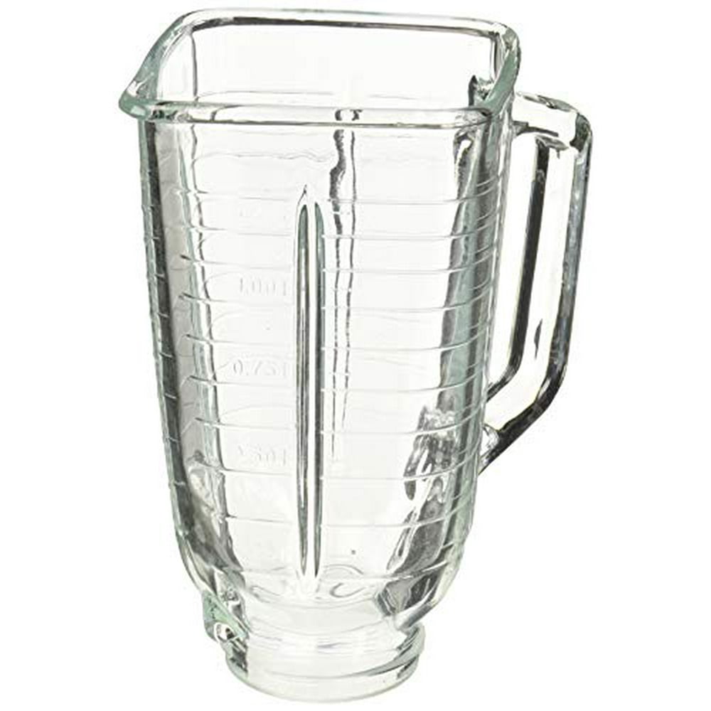 5 Cup Square Top Glass Blender Replacement Jar for Oster & Osterizer