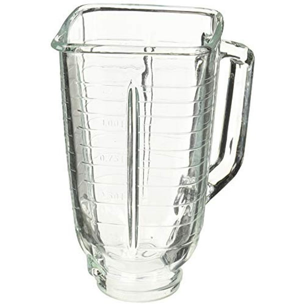 5 Cup Square Top Glass Blender Replacement Jar for Oster & Osterizer