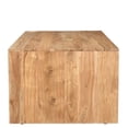 thumbnail image 5 of Lux Solid Wood 48" Modern Angled Coffee Table, 5 of 6