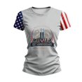 thumbnail image 5 of 9/11 25th Anniversary Memorial T-Shirt Patriot Day Memorial Tops for Women Patriotic We Will Never Forget Vintage Tee Tops, 5 of 6