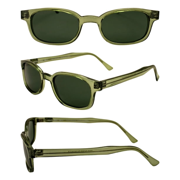 コウです₊⁎⁺˳✧༚ KD's Sunglasses 21269 Original KD's Biker Shades ANSI Z80.3 Clear