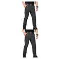 thumbnail image 1 of Sonducket Pantalones Cargo de verano para hombre, impermeables, de secado rápido, ligeros, de fondo largo, monos resistentes al desgaste, Negro SG 2Conjunto, 1 of 6