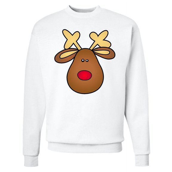 Inktastic Rudolph the Red Nose Reindeer Adult Sweatshirt