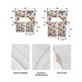 thumbnail image 5 of Colorful Butterfly Swag Curtains for Living Room/Bedroom Windows, Elegant Pastoral Butterflies Rustic Watercolor Kitchen Curtains and Valances Set 36 Inch Length, Swags Valance Curtain Panels, 5 of 5