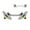 Clear, variant on Nipple Ring Straight Barbell With CZ Bee Ends Surgical Steel 14 Gauge