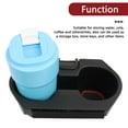 thumbnail image 5 of KY Cup Holder Insert Accessories for Honda Civic 2016-2021 Sport Hatchback Coupe Sedan Insight,Center Console Drink Bottle Cup Holder Adapter Replace 83446-TBA-A01ZA (Black), 5 of 7