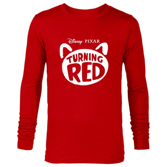 Disney and Pixar’s Turning Red Movie Logo - Long Sleeve T-Shirt for Men - Customized-New Red