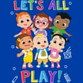 thumbnail image 2 of Toddler's CoComelon Let's All Play Friends  Graphic Tee Royal Blue 2T, 2 of 3