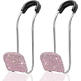 thumbnail image 1 of Universal Bling Car Accessories Seat Back Hook,2PCS (Pink), 1 of 5