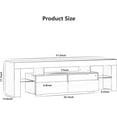 St.Mandyu LED TV Stand for 50/55/60 inch TV, High Glossy Modern