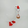 thumbnail image 4 of Magnetic Key Holder Magnetic Key Holder Ornament Hooks Untitled-Goose Goose-key Storage Rack 8*10*15cm White Cute Creative Figurines, 4 of 14
