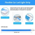 thumbnail image 3 of 1 Par Super Brillante Flexible DRL LED Tira De Señal De Giro Blanco Amarillo Secuencial Luces De Circulación Diurna Para Coches Faros Delanteros, 3 of 4