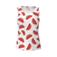 thumbnail image 6 of Sigee Watermelon for Women's Workout Tank Top,Running Tank Tops,Sleeveless Gym ClothesLarge, 6 of 8
