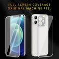 thumbnail image 5 of Mignova Front and Back Screen Protector for iPhone 12 , Tempered Glass Haptic Touch Front and Rear Temper Film Premium HD Clarity Anti-Fingerprint/Scratch for iPhone 12 6.1 inch - Silver, 5 of 8