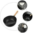 thumbnail image 6 of FUEENIRVA 1Pc Black Milk Saucepan Nonstick Soup Pot with Leak Proof Design and Extended Handle, 6 of 7