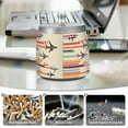 thumbnail image 6 of Yayeee Ashtray with Lid for Cigarette Smokeless Stainless Steel Home Ash Holder, Flying Planes, 6 of 7