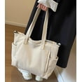 thumbnail image 4 of CoCoMangos Corduroy Tote Bag Unisex Winter Fall Retro Fashion Hobo Crossbody Bag Adjustable Strap Shoulder Bag Purse, 4 of 6