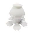 thumbnail image 4 of Cuenco de leche para mascotas jinwen comedero para cachorros silicona antiasfixia Base Plegable Blanca, 4 of 8