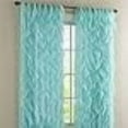 thumbnail image 2 of Rooney 2PC Sheer Voile Ruffled Curtain Panels (Sea, 50" X 95"), 2 of 2
