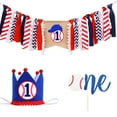 thumbnail image 5 of Party Banner Decorative Baseball Theme Hanging Banner Burlap Banner for Birthday, 5 of 5