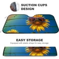 thumbnail image 4 of GZHJMY Car Front Windshield Sunshade UV Heat Protection, Foldable Auto Windshield Sun Visor for Sedan SUV Beautiful Galaxy, Car Sunscreen Blocks UV Rays Heat 51x27.5inch Keep Vehicle Cool, 4 of 6